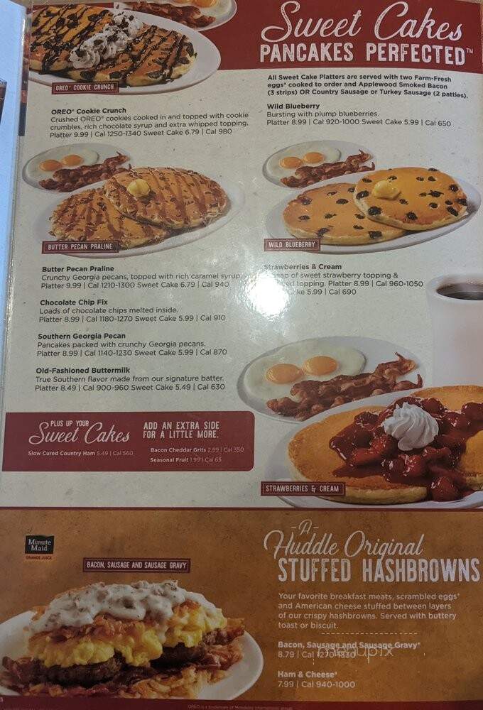 Huddle House - Tye, TX menu_pic
