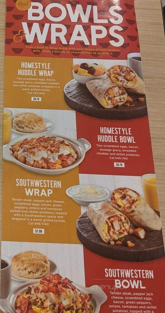 Huddle House - Tye, TX menu_pic