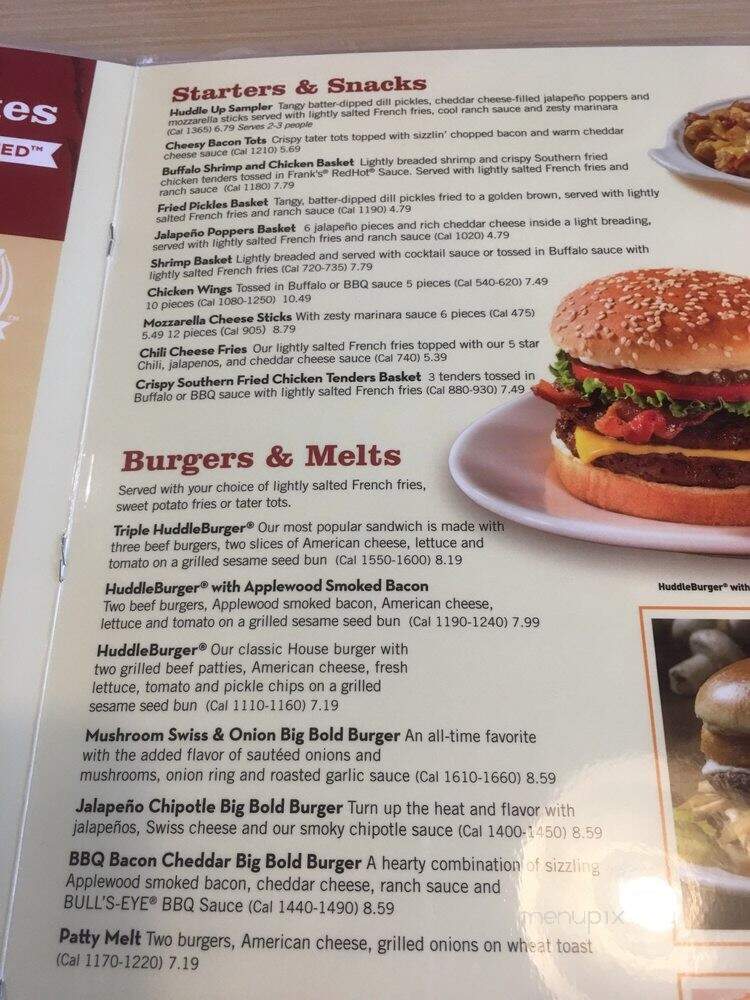 Huddle House - Flatwoods, KY menu_pic