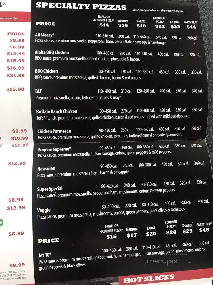 Jet's Pizza - Indianapolis, IN menu_pic