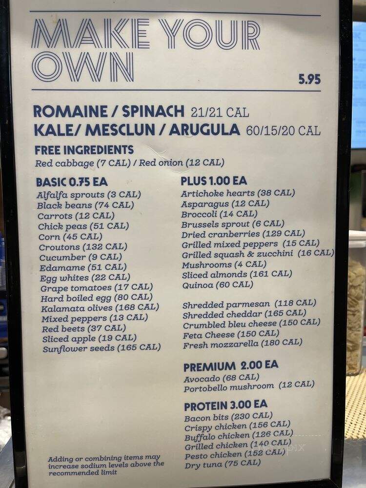 Lenny's Sub Shop - New York, NY menu_pic