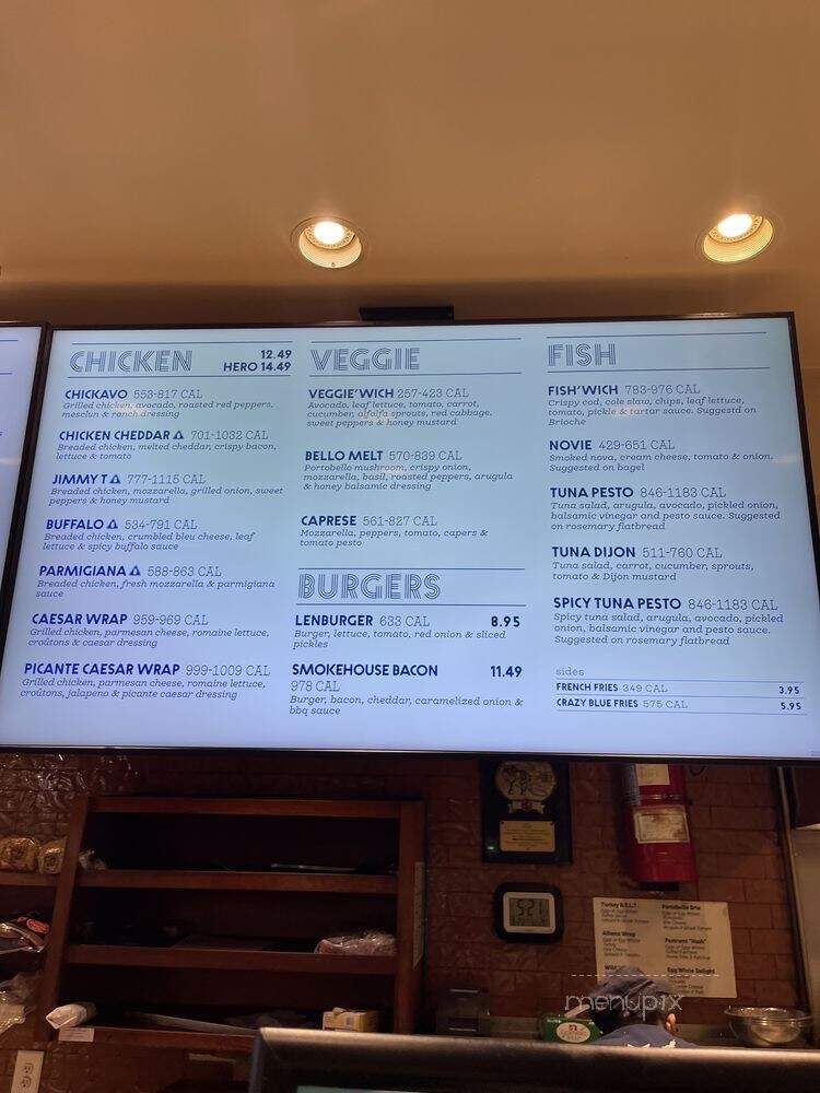 Lenny's Sub Shop - New York, NY menu_pic
