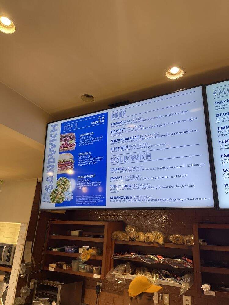 Lenny's Sub Shop - New York, NY menu_pic