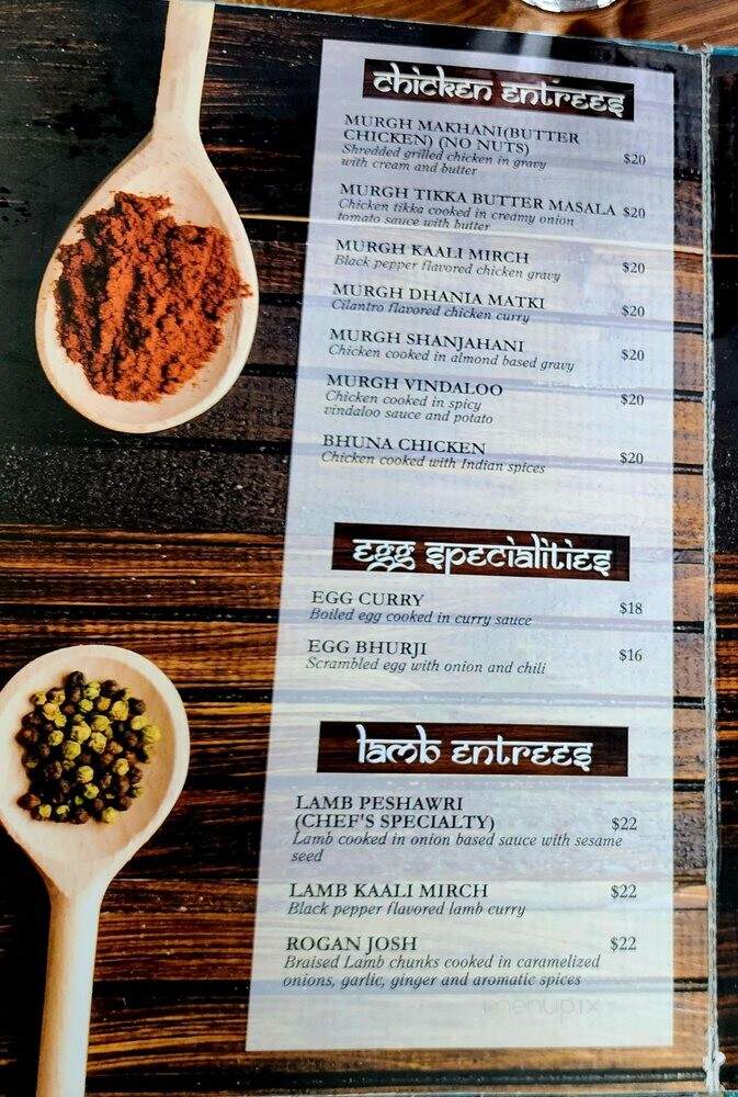 Mantra Indian Restaurant - Schiller Park, IL menu_pic
