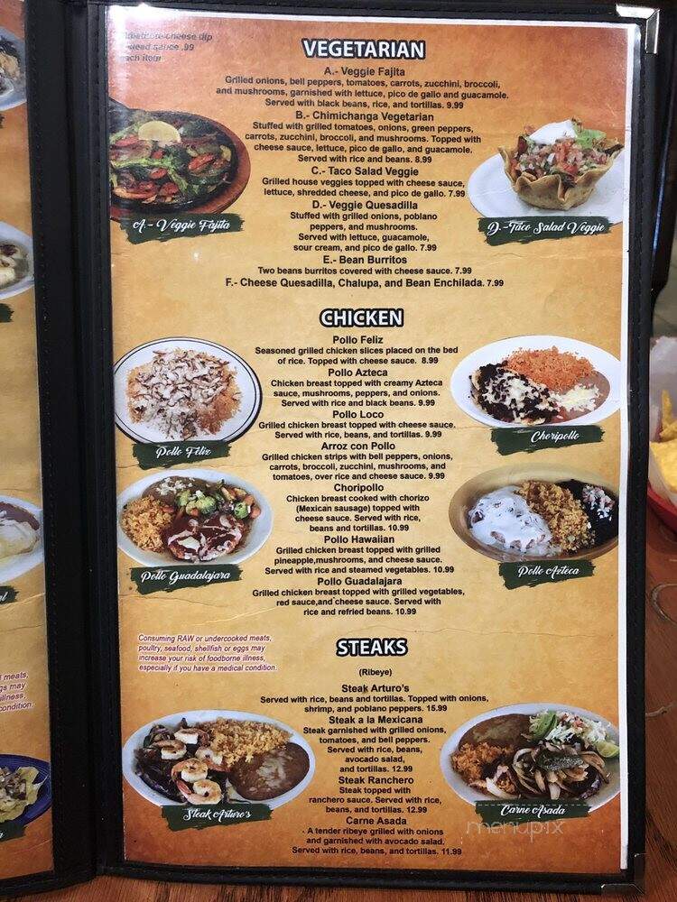 Don Arturo's Mexican Grill - Spring Hill, TN menu_pic