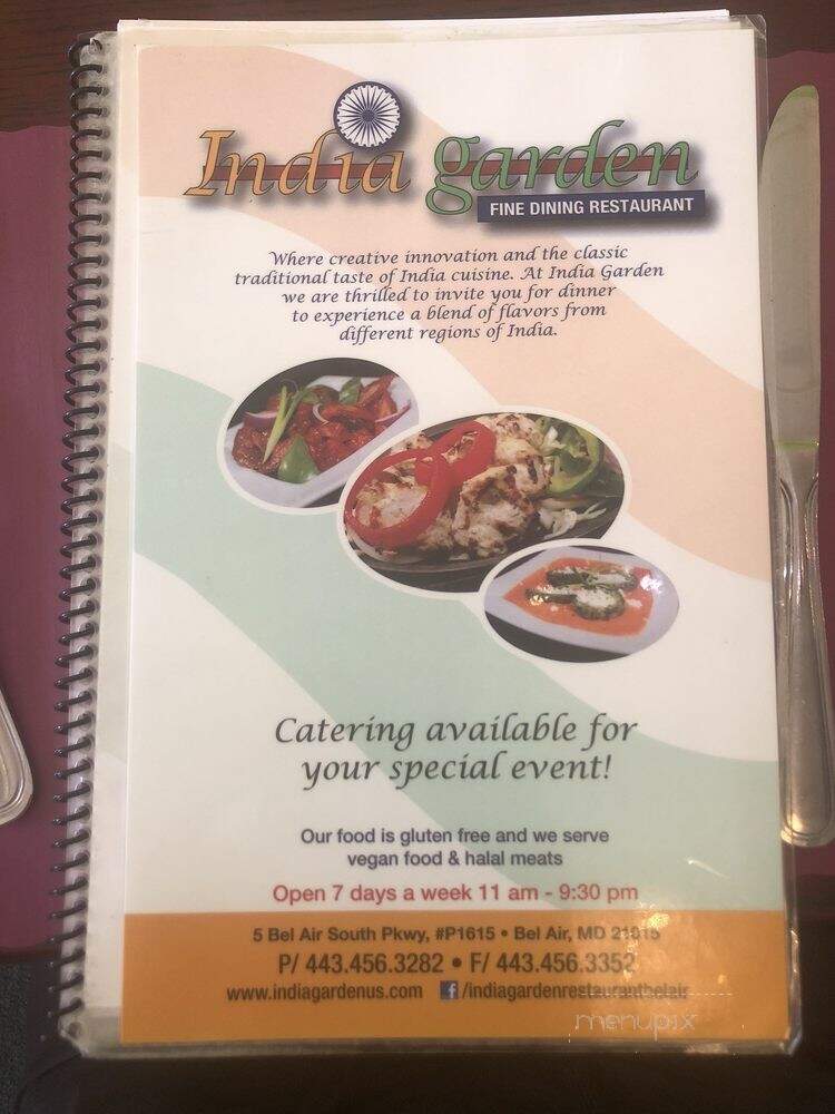 India Garden Restaurant - bel air, MD