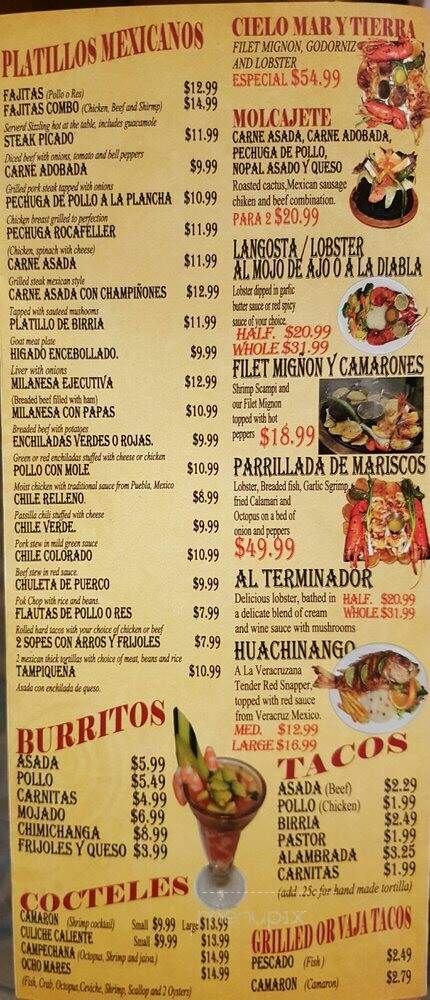 Atlantic Restaurant - Los Angeles, CA menu_pic