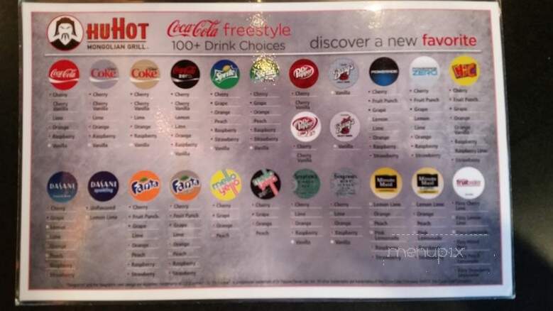 HuHot Mongolian Grill - Sheridan, CO menu_pic