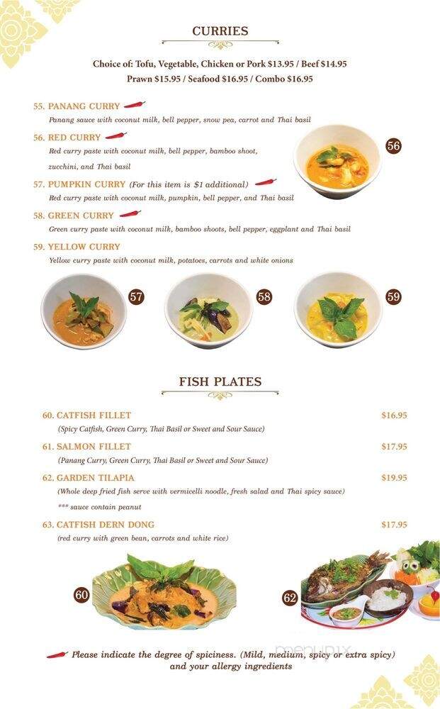 Sa-By Thai - San Jose, CA menu_pic