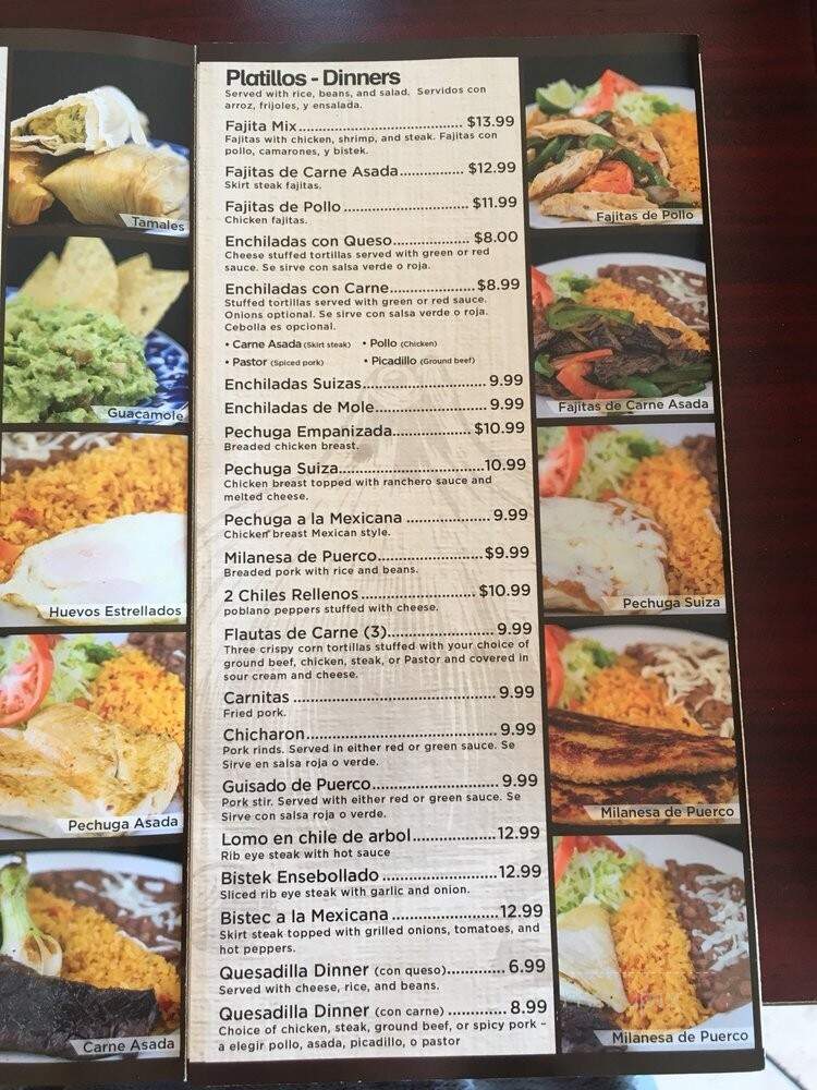 El Pueblito Mexican Grill - Evanston, IL menu_pic