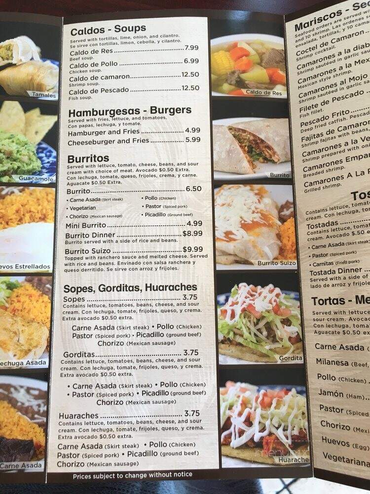 El Pueblito Mexican Grill - Evanston, IL menu_pic