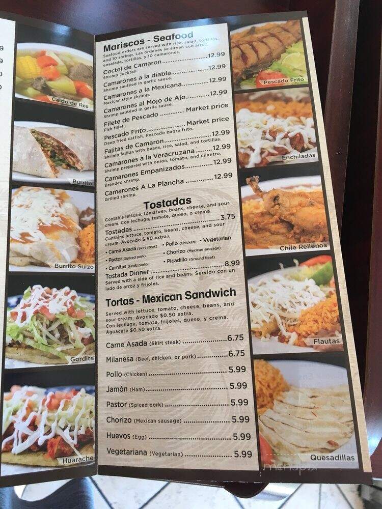 El Pueblito Mexican Grill - Evanston, IL menu_pic