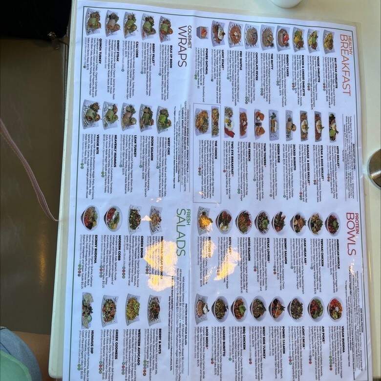 Protein Source Restaurant - Las Vegas, NV menu_pic