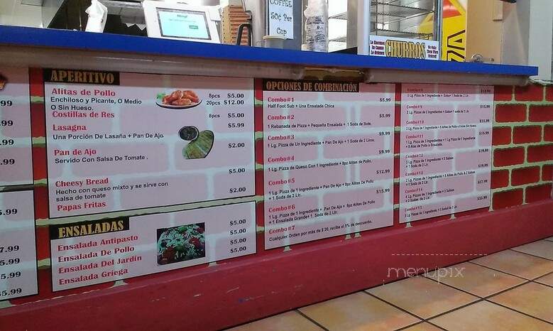 Baja Pizzeria - San Diego, CA menu_pic
