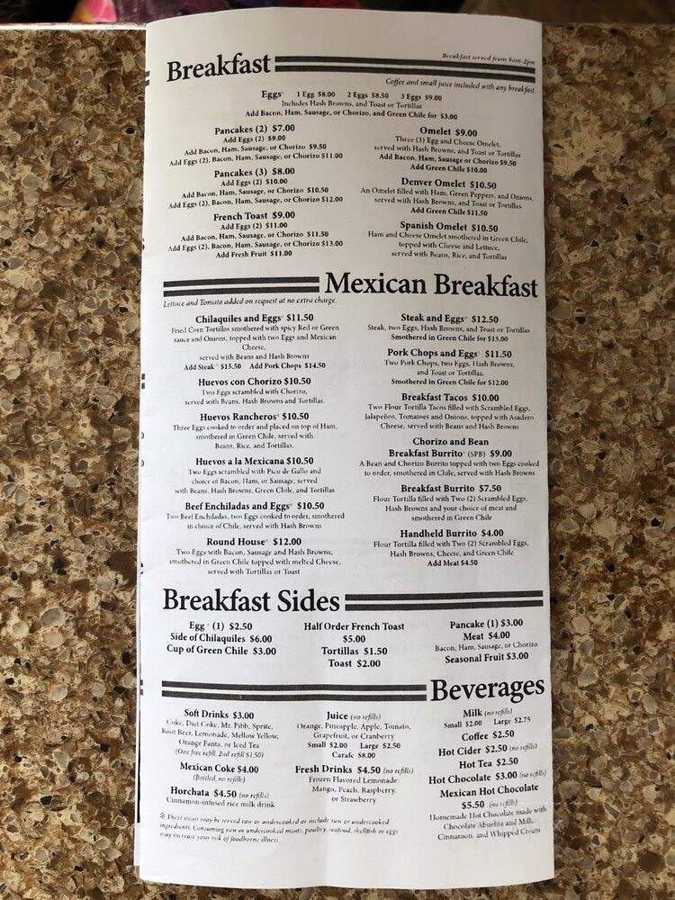 4 Gs on Broadway - Denver, CO menu_pic