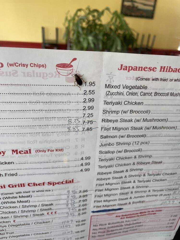Tokyo 66 - Lynchburg, VA menu_pic