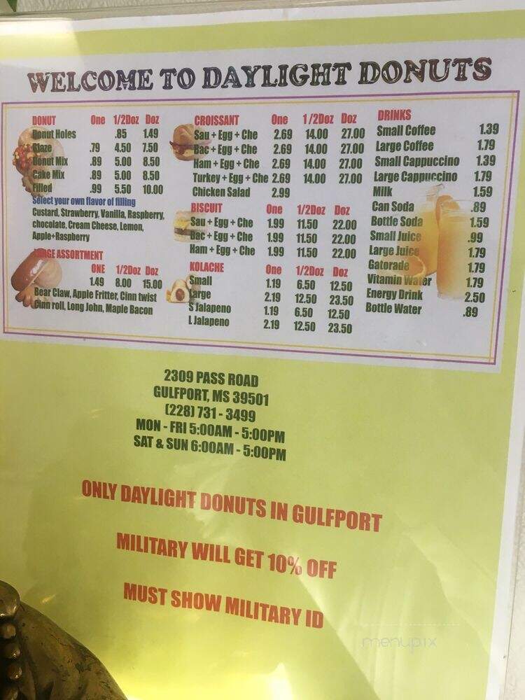 Daylight Donuts - Gulfport, MS