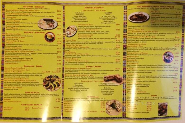 Taquitos Mexico - Brooklyn, NY menu_pic