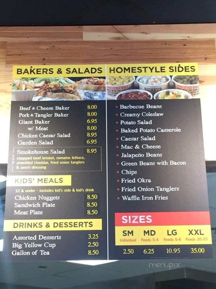 Dickey's Barbecue Pit - Laguna Niguel, CA menu_pic