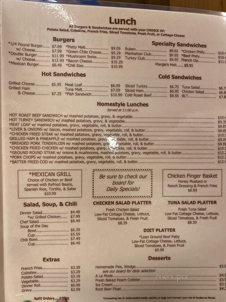 Bread and Butter Cafe - Tucson, AZ menu_pic