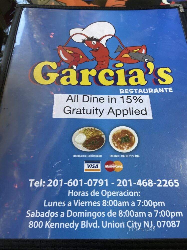 Cejas Restaurant - Union City, NJ menu_pic