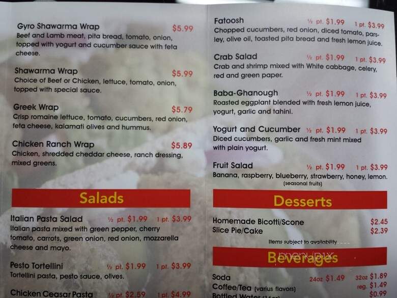 S&S Deli - Fairfield, CA menu_pic