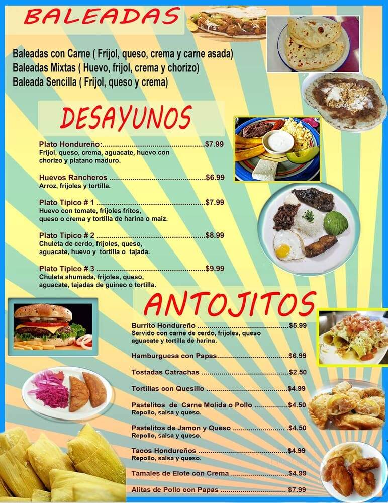 La Ceiba - Memphis, TN menu_pic