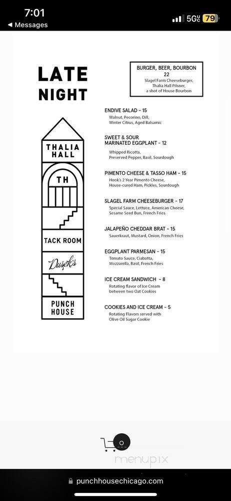Punch House - Chicago, IL menu_pic