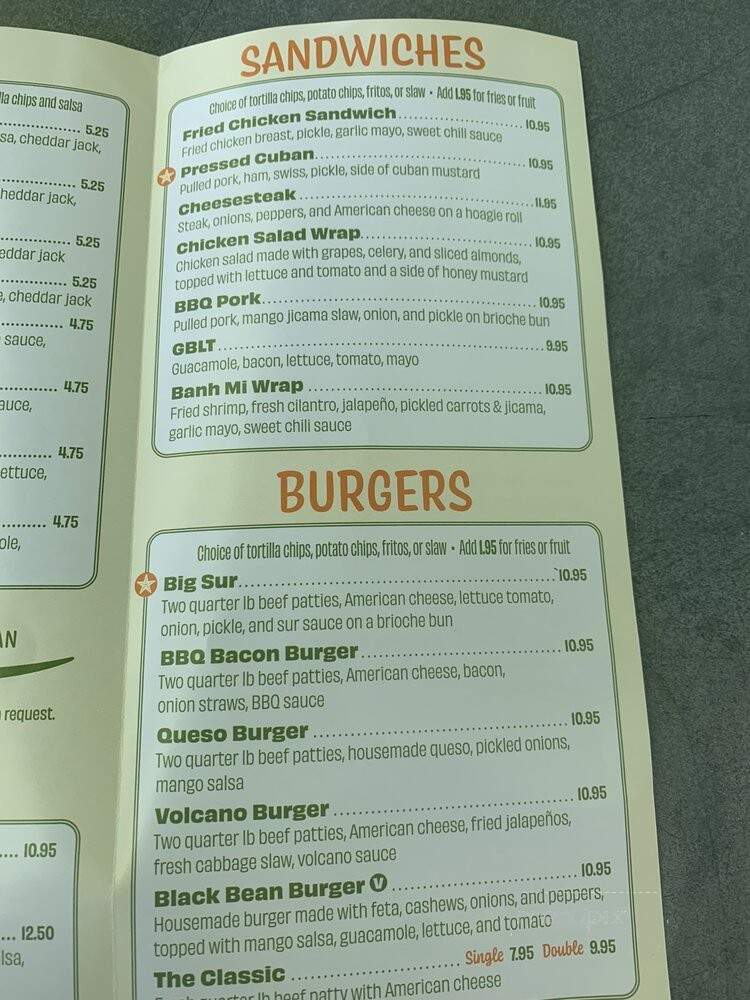 Pearly's Beach Eats - Clearwater, FL menu_pic