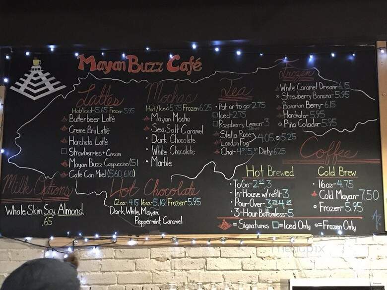 Mayan Buzz Cafe - Grand Rapids, MI menu_pic