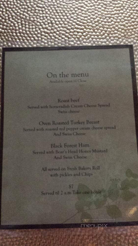 Stag Erin Pub - Charleston, SC menu_pic