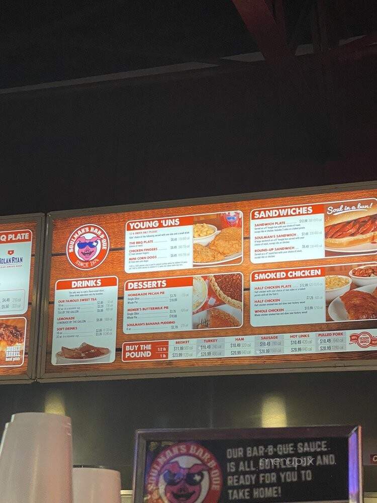 Soulman's Bar-B-Que - Hurst, TX menu_pic