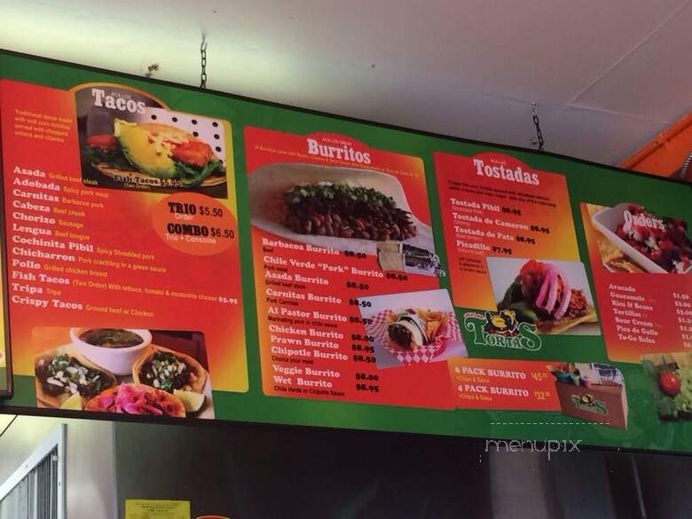 Aca Las Tortas Lynwood - Lynnwood, WA menu_pic