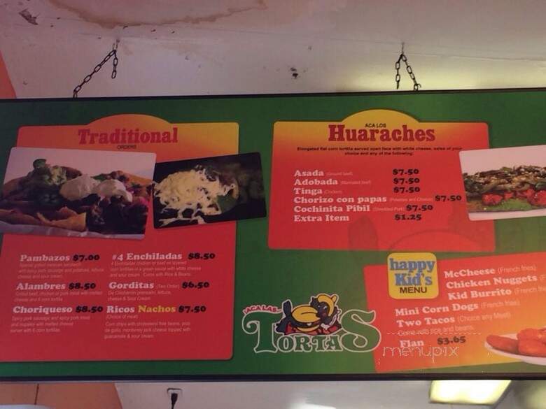 Aca Las Tortas Lynwood - Lynnwood, WA menu_pic
