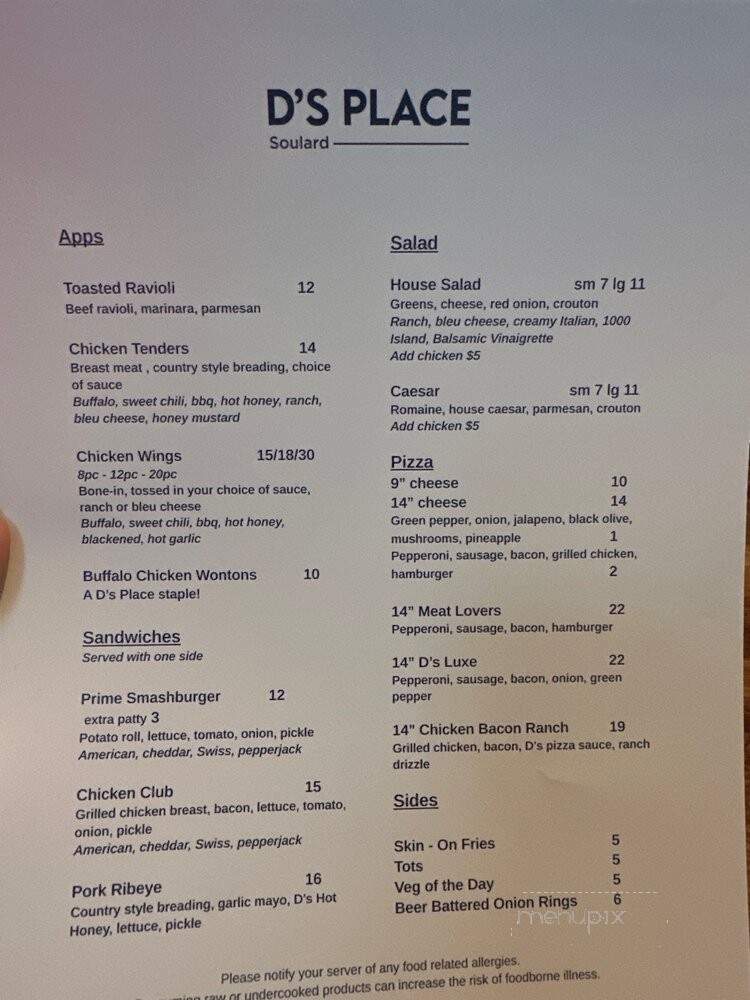 D's Place - Saint Louis, MO menu_pic