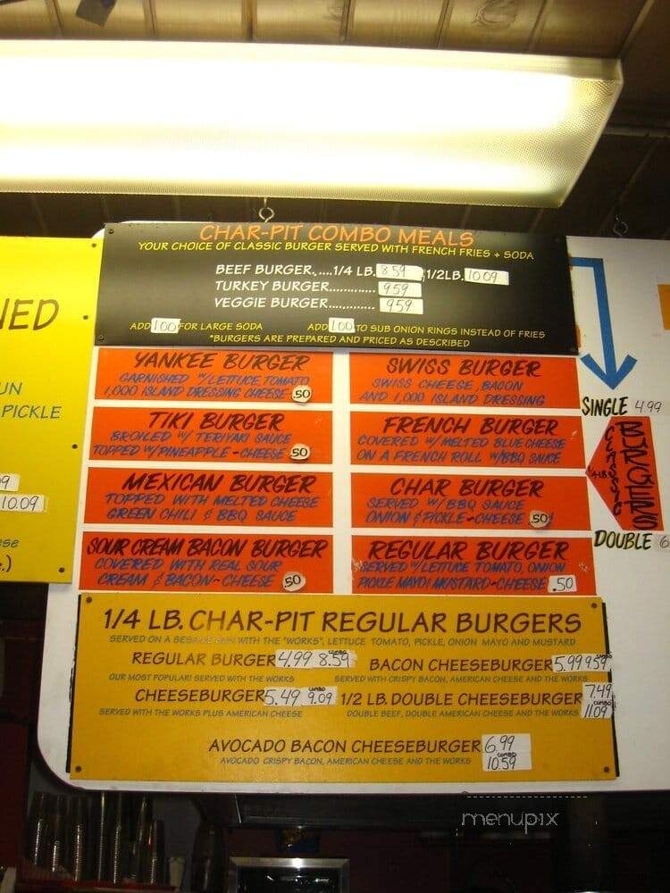Char-Pit - Kings Beach, CA menu_pic