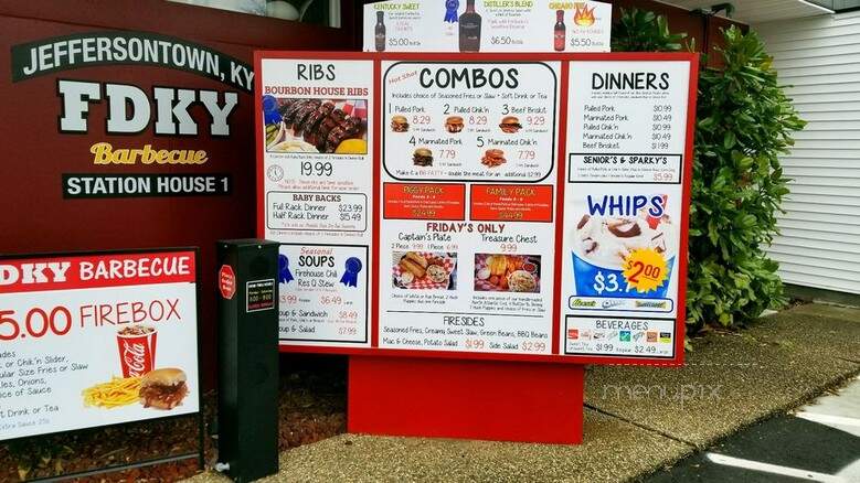 FDKY BBQ - Jeffersontown, KY menu_pic
