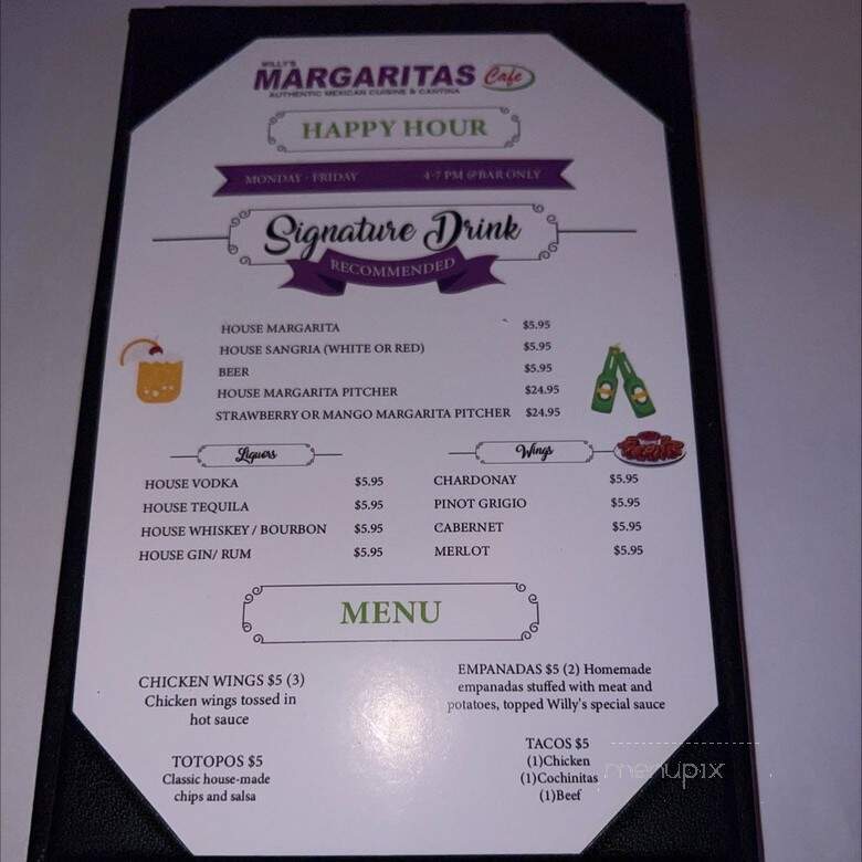 Margarita's Cafe 3 - Wantagh, NY menu_pic