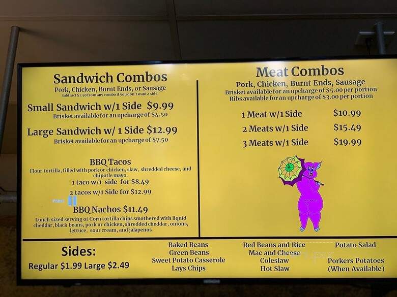 Parson's Son BBQ - Fort Walton Beach, FL menu_pic