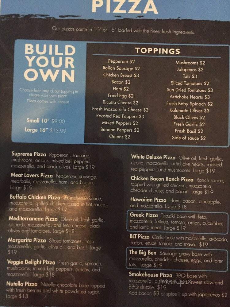 Ocean Breezz - Cape Coral, FL menu_pic