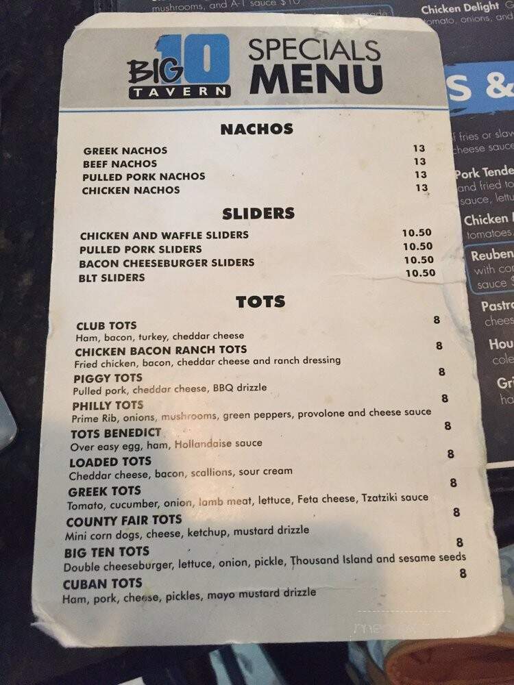 Ocean Breezz - Cape Coral, FL menu_pic