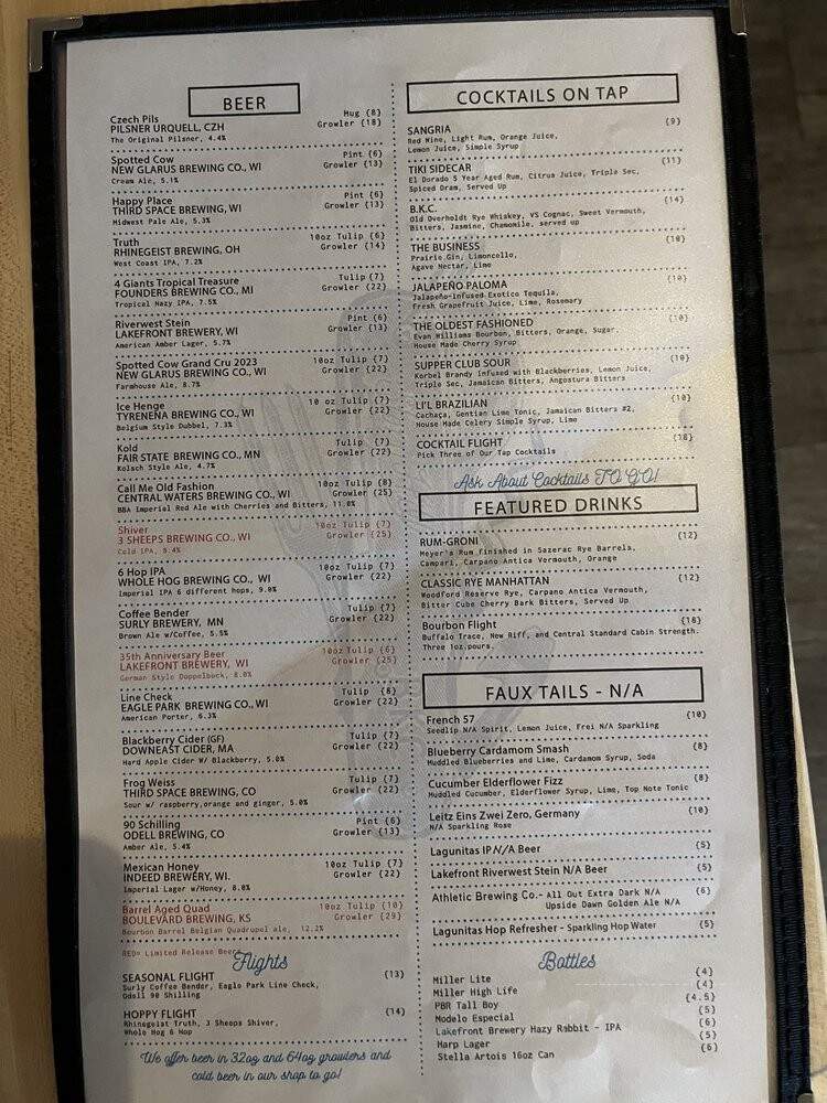 Story Hill BKC - Milwaukee, WI menu_pic