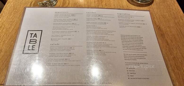 Little Beet Table - New York, NY menu_pic
