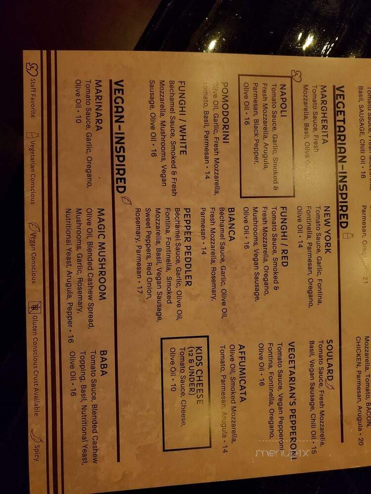 Pizzeoli Wood Fired Neapolitan Pizza - St Louis, MO menu_pic