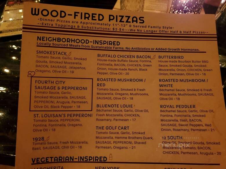 Pizzeoli Wood Fired Neapolitan Pizza - St Louis, MO menu_pic