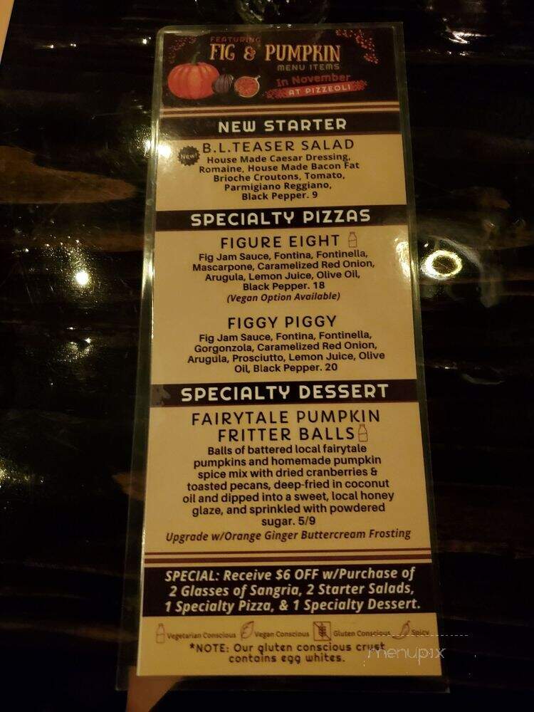 Pizzeoli Wood Fired Neapolitan Pizza - St Louis, MO menu_pic