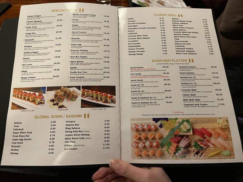 Sachi Asian Bistro - New York, NY menu_pic