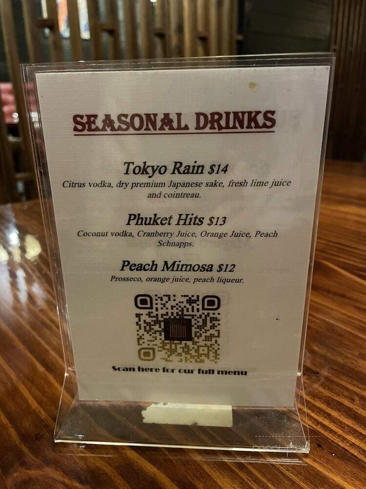 Sachi Asian Bistro - New York, NY menu_pic