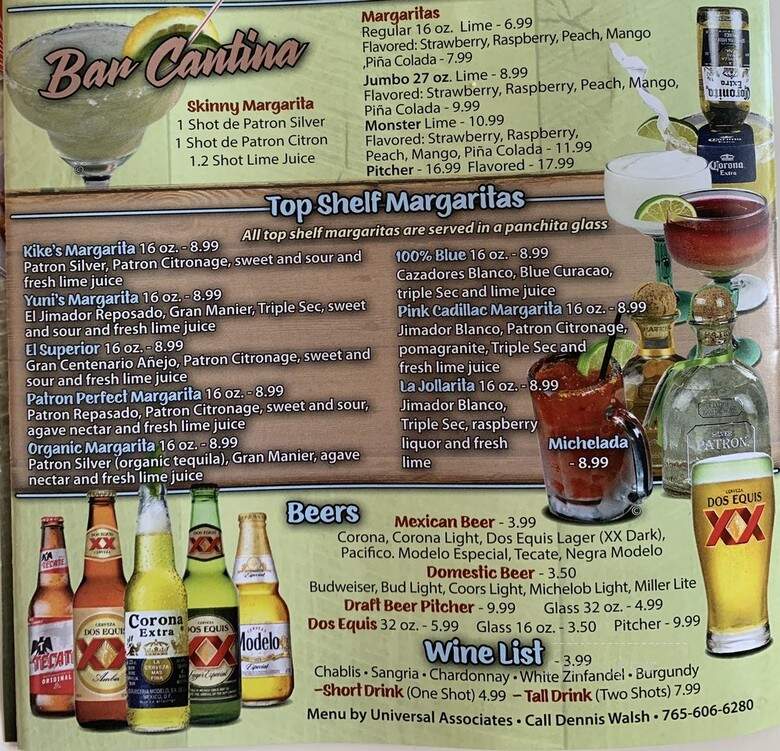 Los Patios Mexican Restaurant - Danville, IN menu_pic