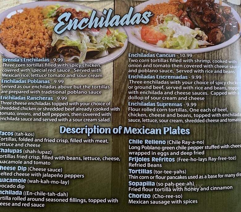 Los Patios Mexican Restaurant - Danville, IN menu_pic